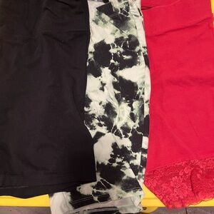 Bundle of biker shorts.